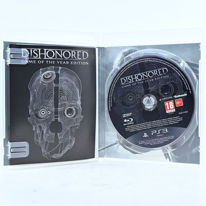 Dishonored: Game of the Year Edition - Sony Playstation 3 / PS3 Game + Manual