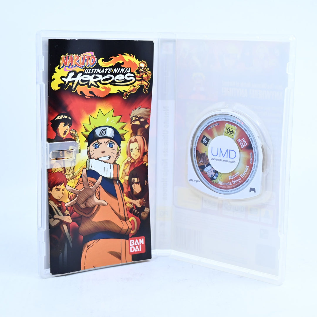 Naruto: Ultimate Ninja Heroes - Sony PSP Game + Manual - FREE POST!