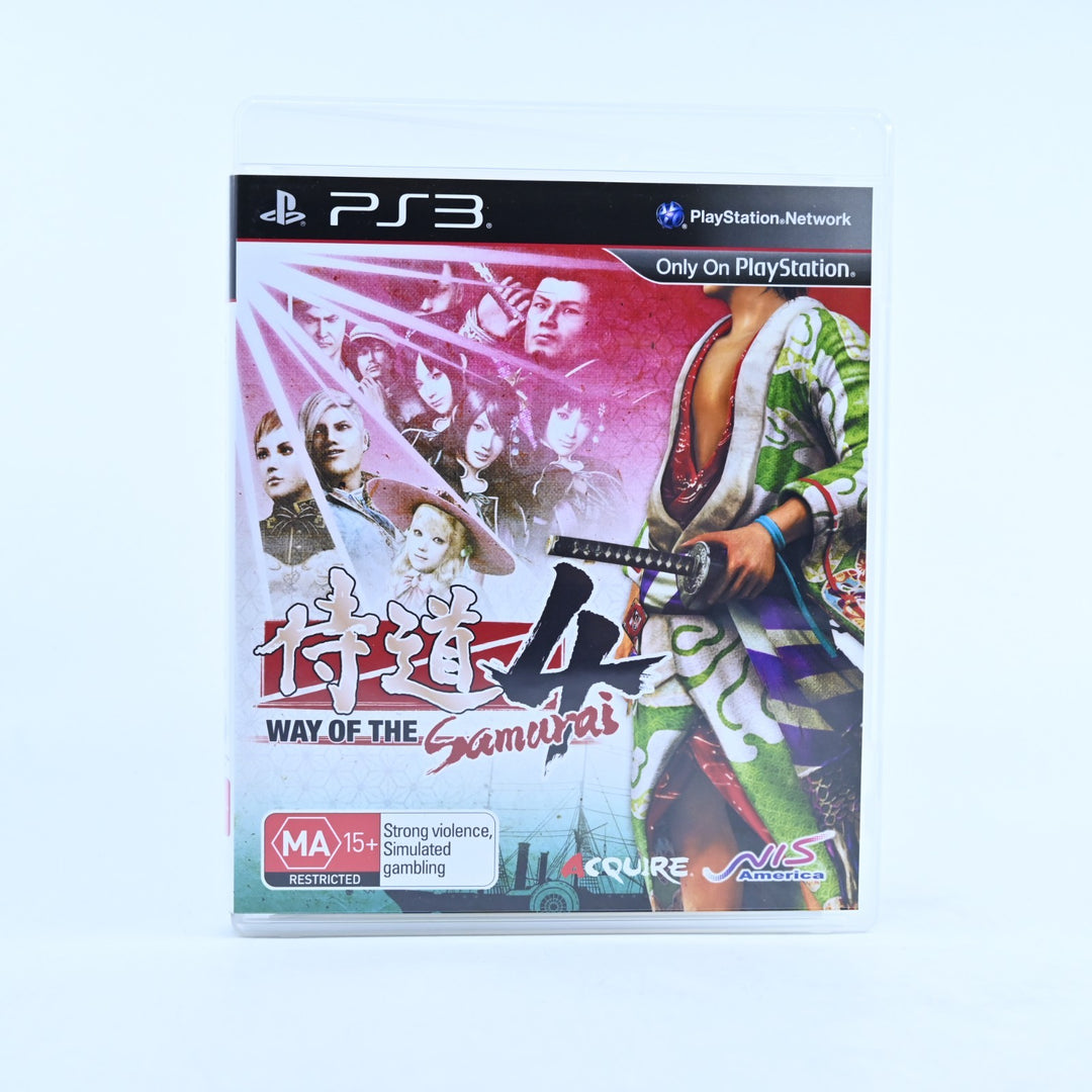 Way of the Samurai 4 - Sony Playstation 3 / PS3 Game + Manual - MINT DISC!