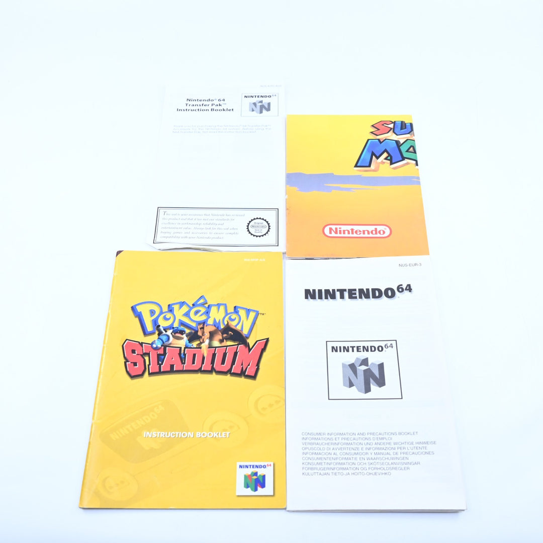 Pokemon Stadium - WITH N64 TRANSFER PAK - N64 / Nintendo 64 Boxed Game - PAL