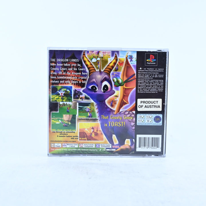 Spyro The Dragon - Sony Playstation 1 / PS1 Game + Manual - PAL - MINT DISC!