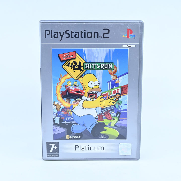 The Simpsons Hit & Run - Sony Playstation 2 / PS2 Game + Manual - PAL