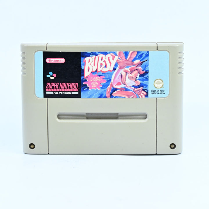 Bubsy - Super Nintendo / SNES Game - PAL - FREE POST!