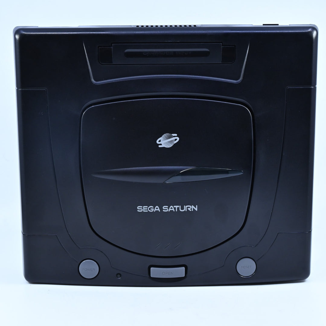 Black - Sega Saturn Boxed Console - AUS PAL - FREE POST!