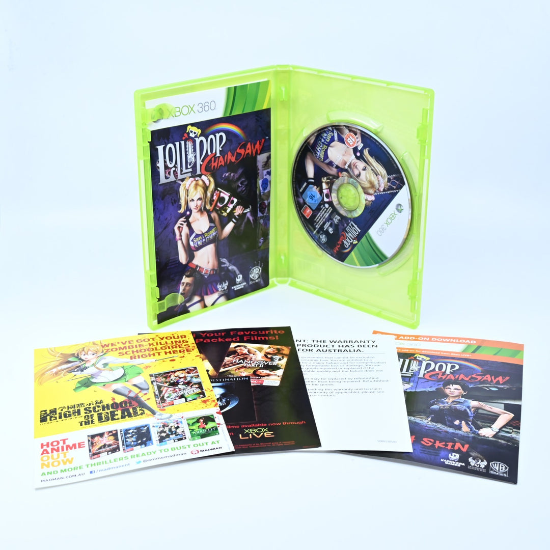Lollipop Chainsaw - Xbox 360 Game + Manual - PAL