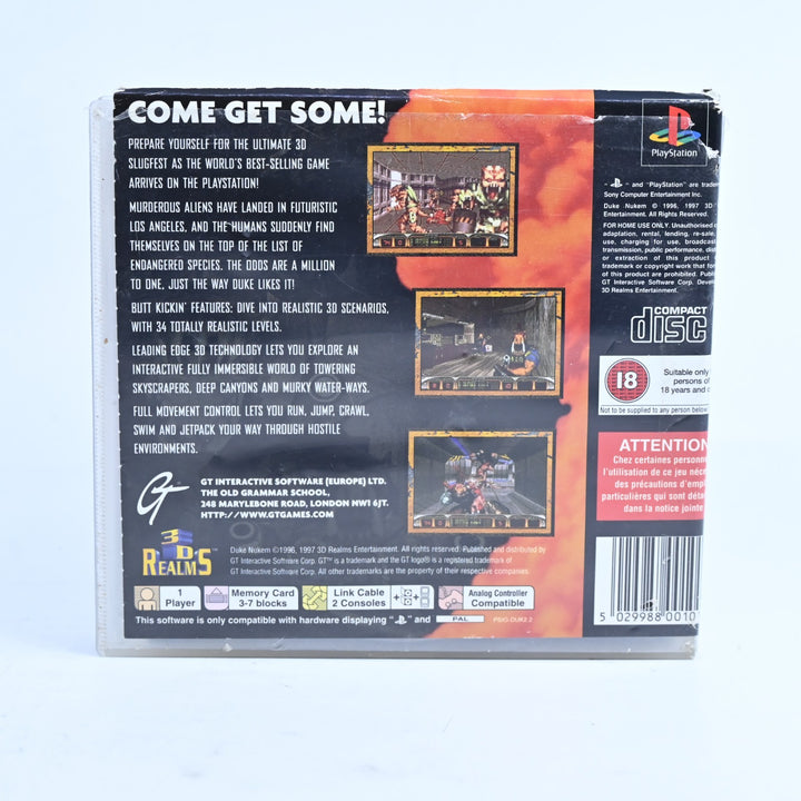 Duke Nukem - Sony Playstation 1 / PS1 Game + Manual - PAL - MINT DISC!