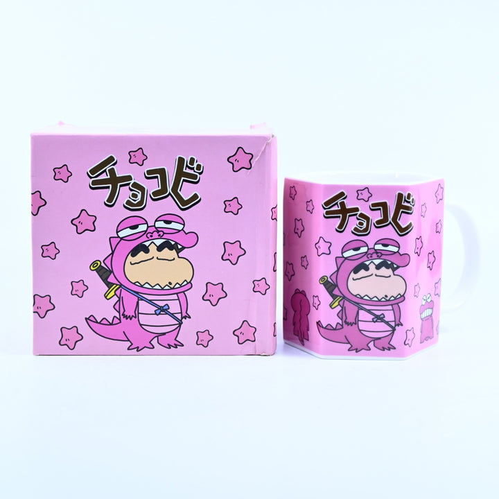 Crayon Shin-Chan Chokobimagu Pink - Mug - T's Factory - Anime Merchandise