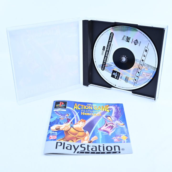 Disney's Action Game Featuring Hercules - Sony Playstation 1 / PS1 Game + Manual