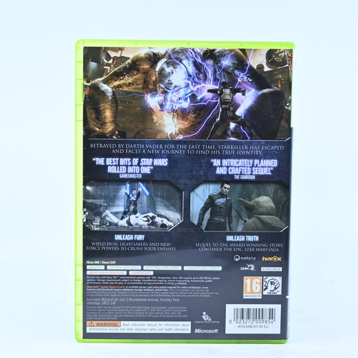 Star Wars: The Force Unleashed II - Xbox 360 Game + Manual - PAL - MINT DISC!