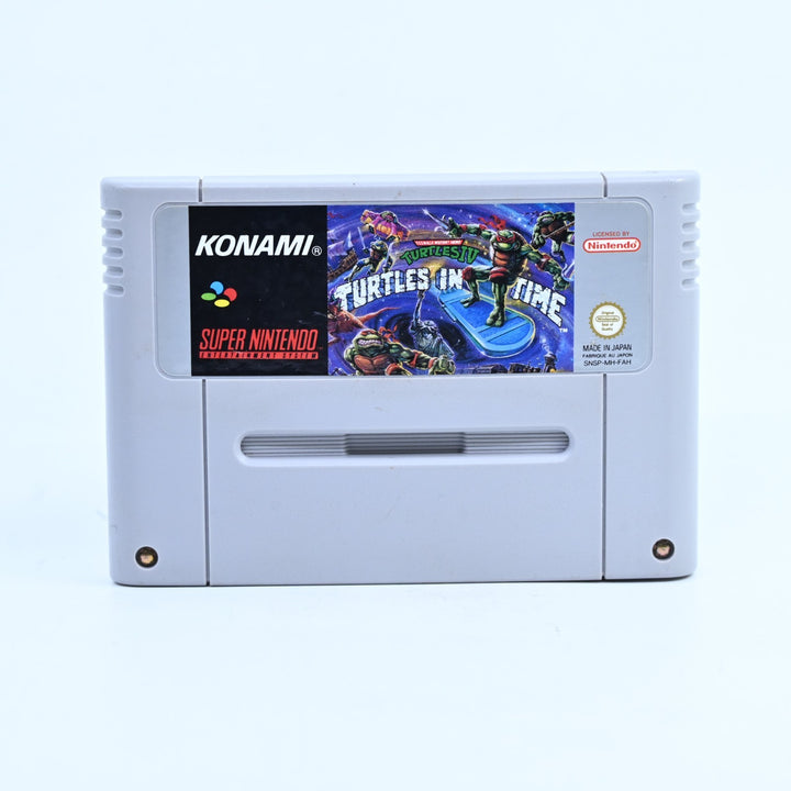 Teenage Mutant Ninja Turtles IV: Turtles In Time - SNES Game - PAL - FREE POST!