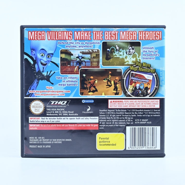 Megamind: The Blue Defender - Nintendo DS Game - PAL + Manual - FREE POST!