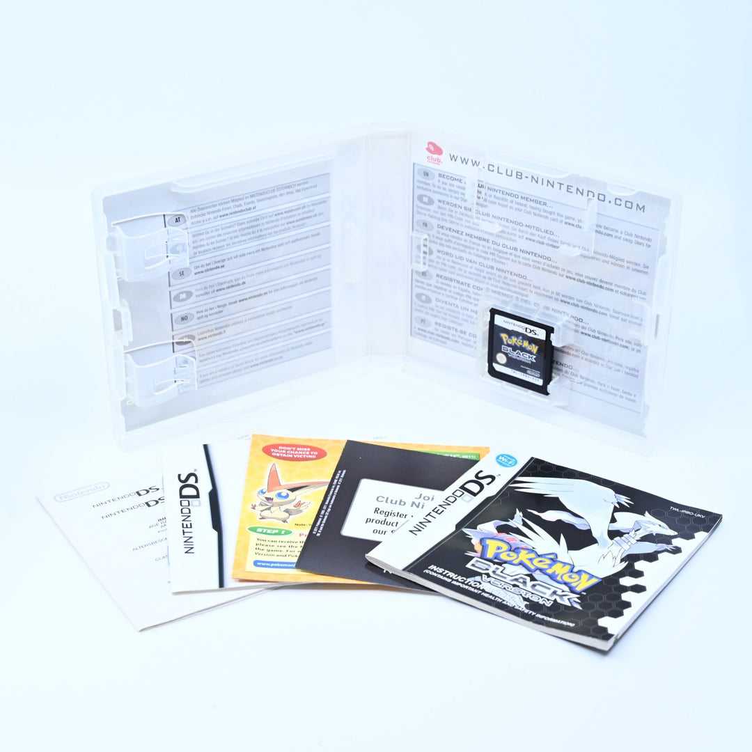 Pokemon Black - Nintendo DS Game - EU PAL + Manual - FREE POST!