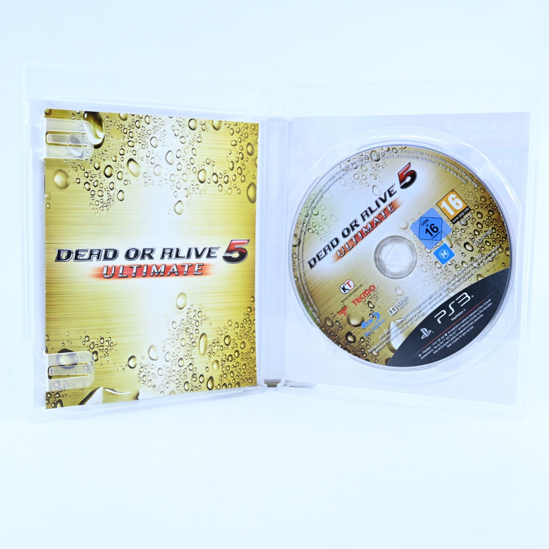 Dead Or Alive 5 Ultimate - Sony Playstation 3 / PS3 Game + Manual - FREE POST!