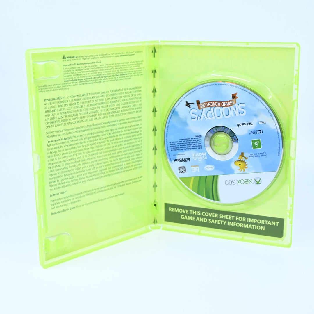 Snoopy's Grand Adventure - Xbox 360 Game - PAL - MINT DISC!