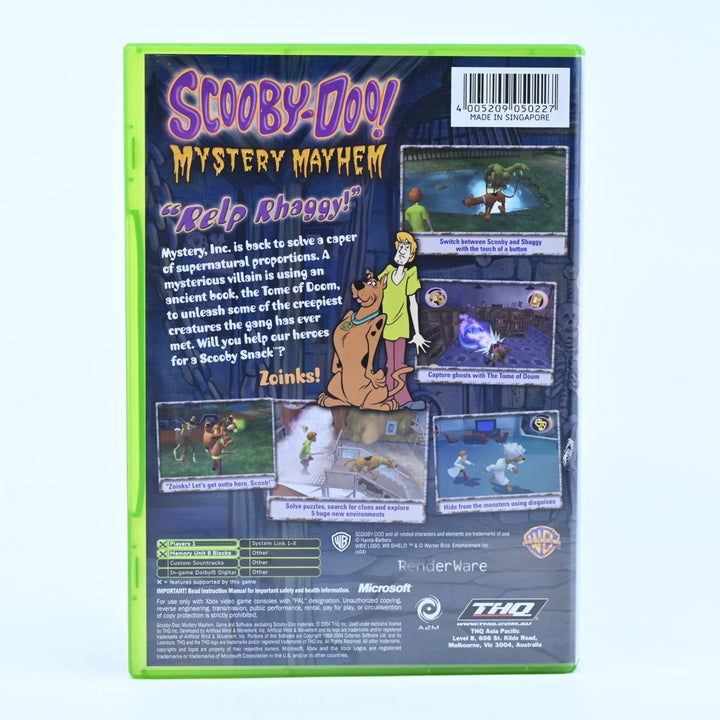 Scooby-Doo! Mystery Mayhem - Original Xbox Game + Manual - PAL - MINT DISC!