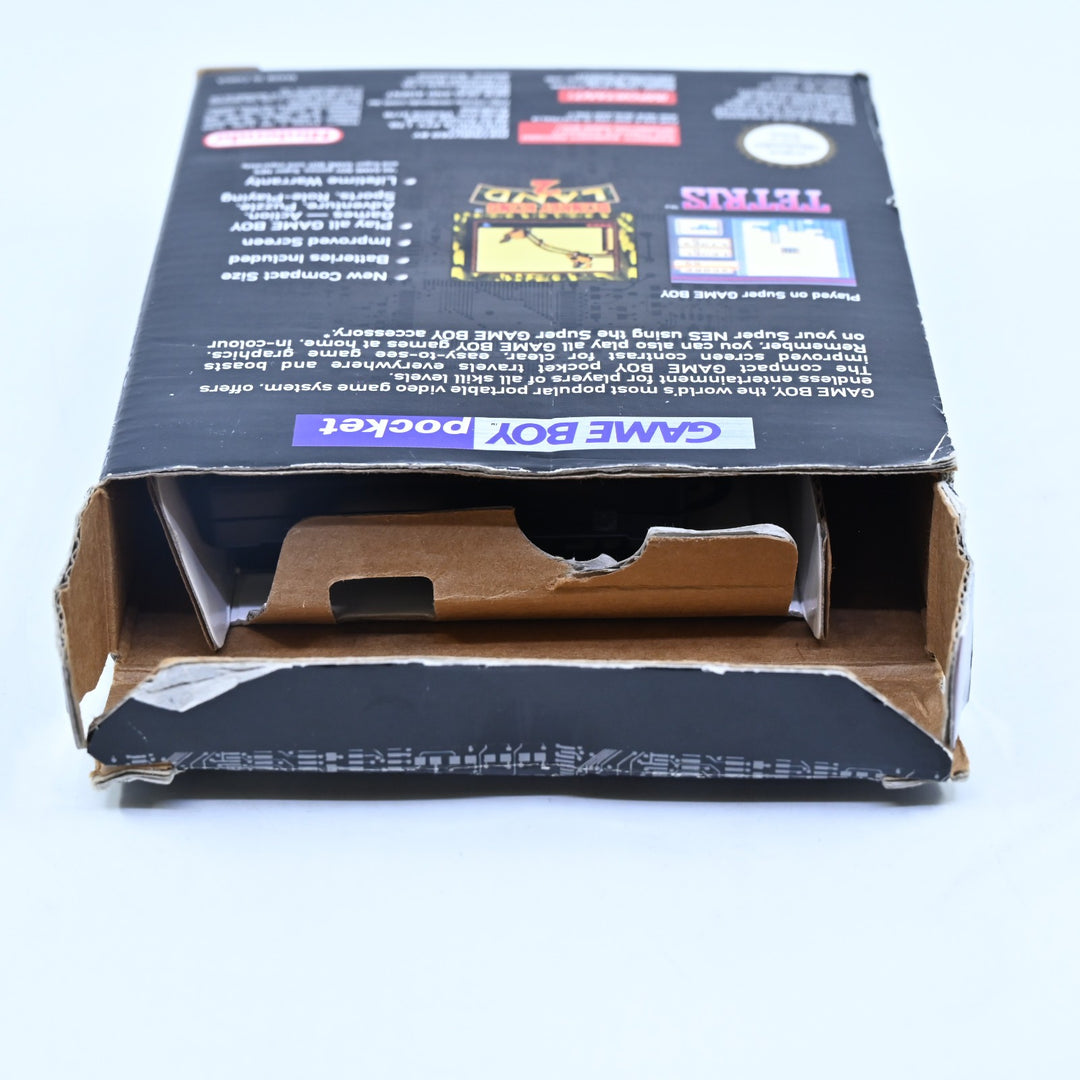 Black Nintendo Gameboy Pocket Boxed Console - AUS PAL - FREE POST!