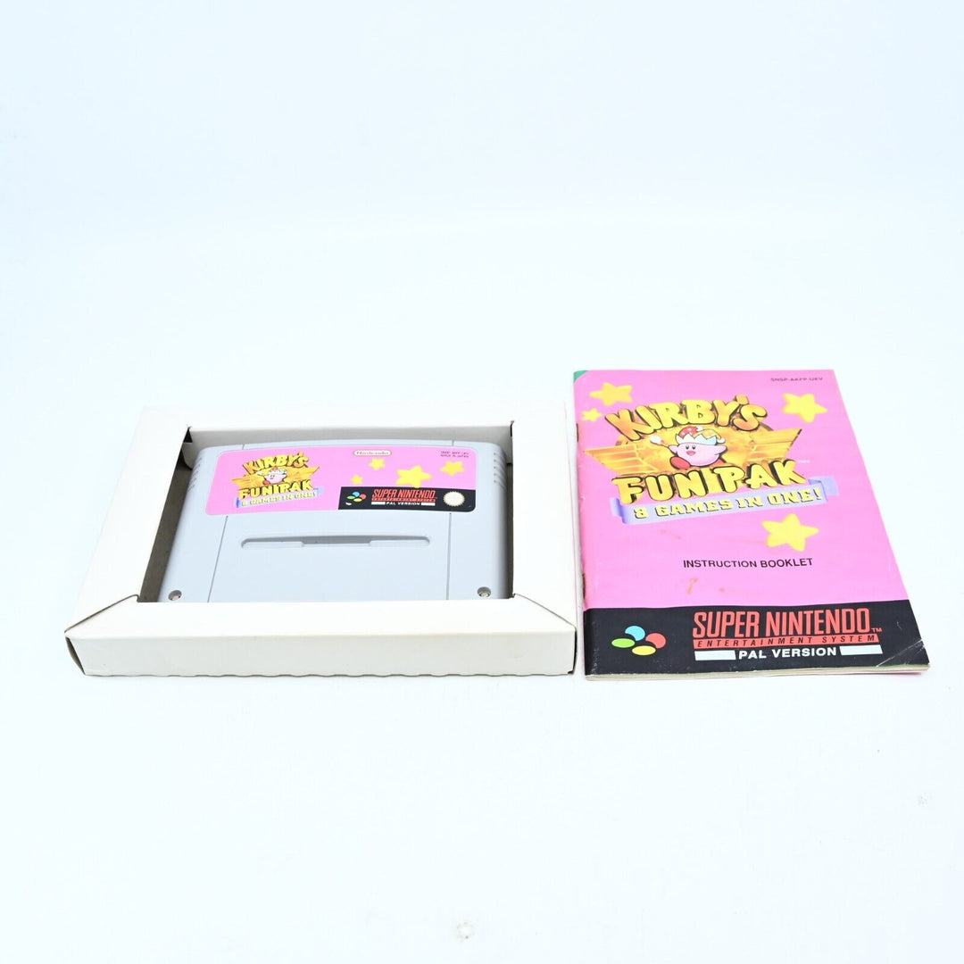 Kirby's Fun Pak 8 Games in One - Super Nintendo / SNES Boxed Game - PAL