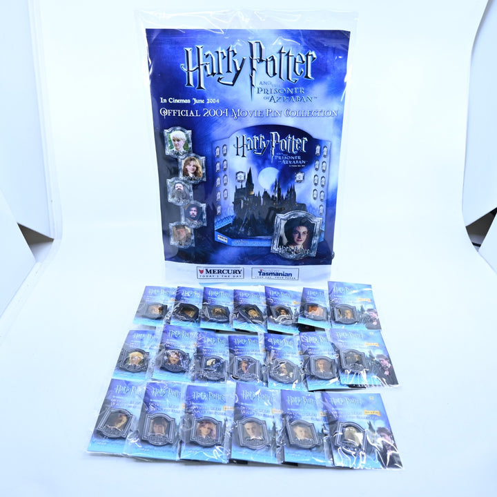 Harry Potter and the Prisoner of Azkaban 2004 Complete 20 Pin Set & Board