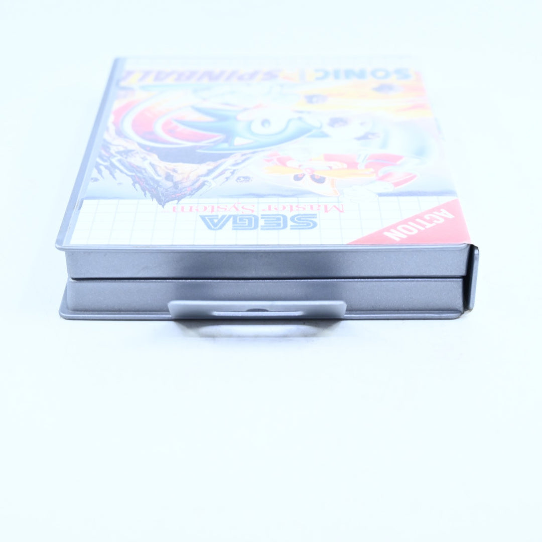 Sonic Spinball - Silver OziSoft - Sega Master System Game + Manual - PAL