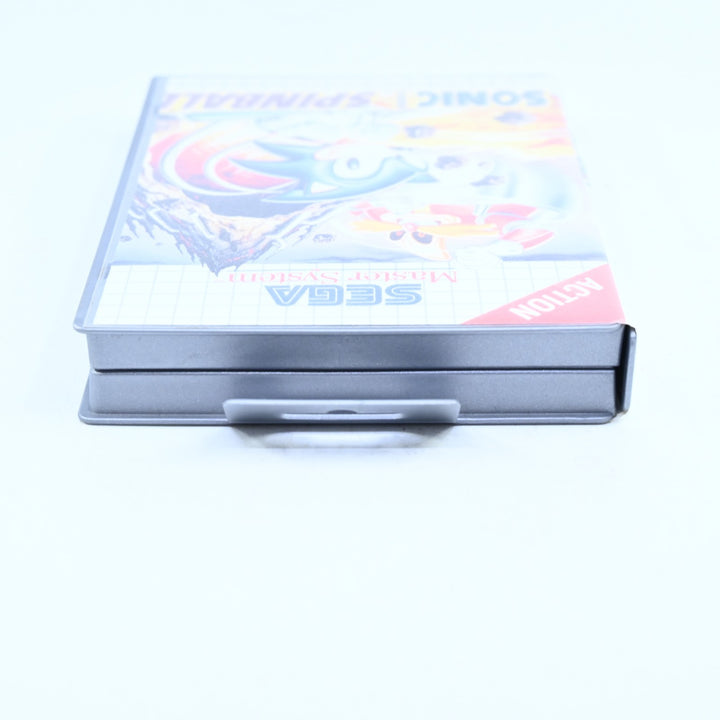 Sonic Spinball - Silver OziSoft - Sega Master System Game + Manual - PAL