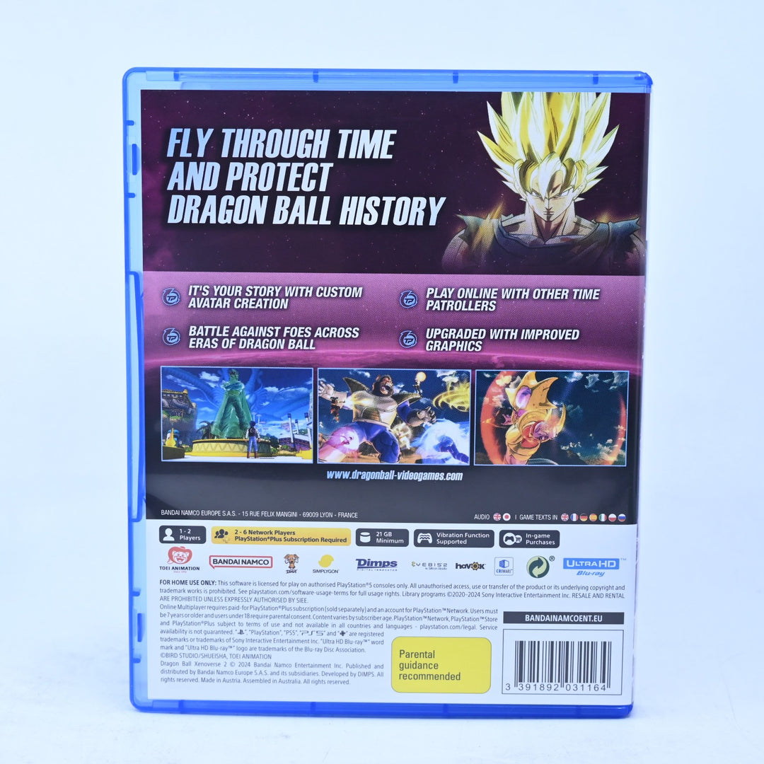 Dragon Ball Xenoverse 2 - Sony Playstation 5 / PS5 Game - MINT DISC!