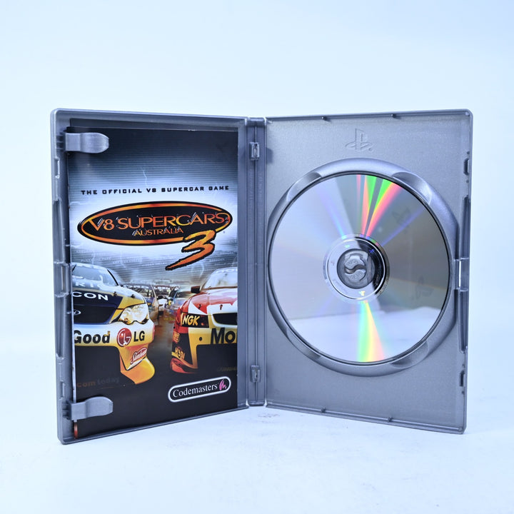 V8 Supercars Australia 3 - Sony Playstation 2 / PS2 Game + Manual - PAL