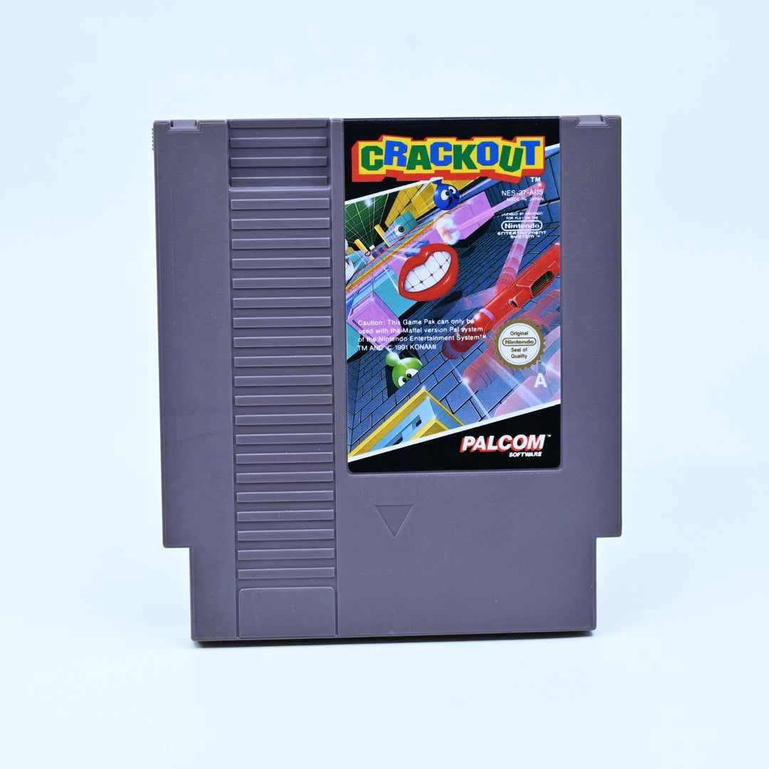 Crackout - Nintendo Entertainment System / NES Game + Manual - PAL - FREE POST!