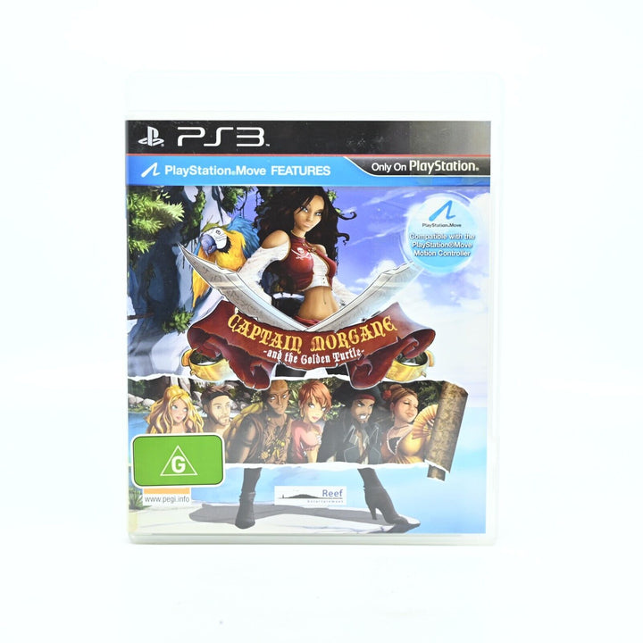 Captain Morgane And The Golden Turtle - Sony Playstation 3 / PS3 Game + Manual