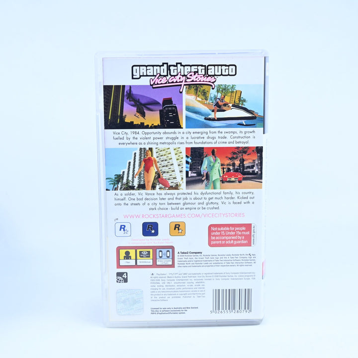 Grand Theft Auto: Vice City Stories - Sony PSP Game + Manual - FREE POST!