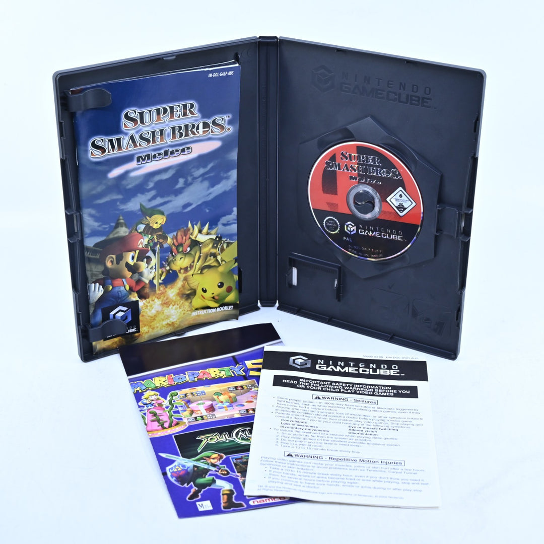 Super Smash Bros. Melee - Nintendo Gamecube Game + Manual - PAL - FREE POST!