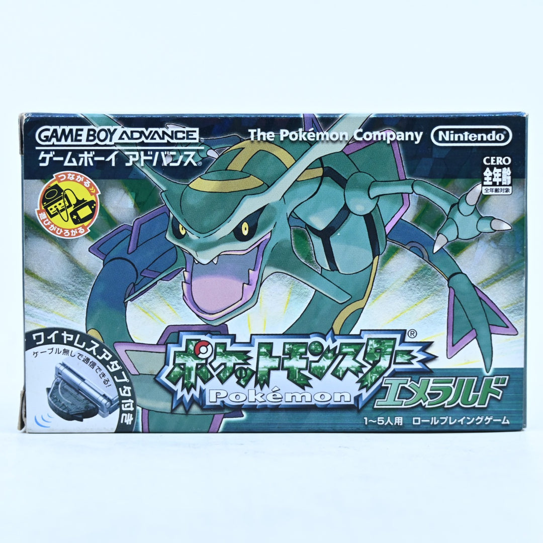 Pokemon Emerald Version - Gameboy Advance / GBA Boxed Game - NTSC-J