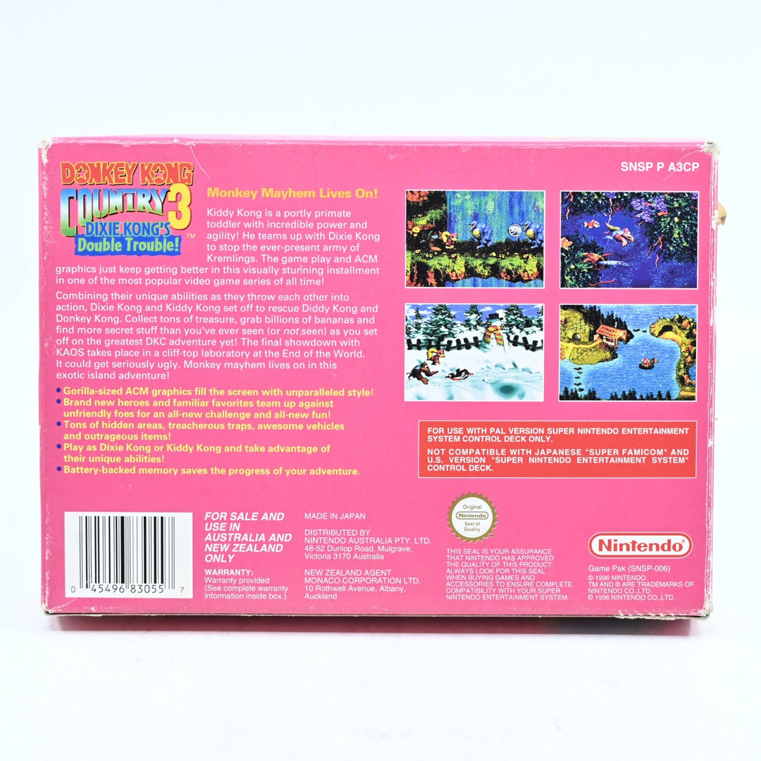Donkey Kong Country 3 - Super Nintendo / SNES Boxed Game - PAL - FREE POST!