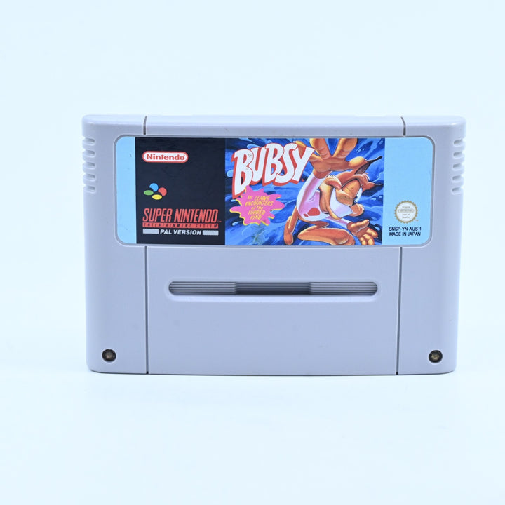 Bubsy - Super Nintendo / SNES Game - PAL - FREE POST!