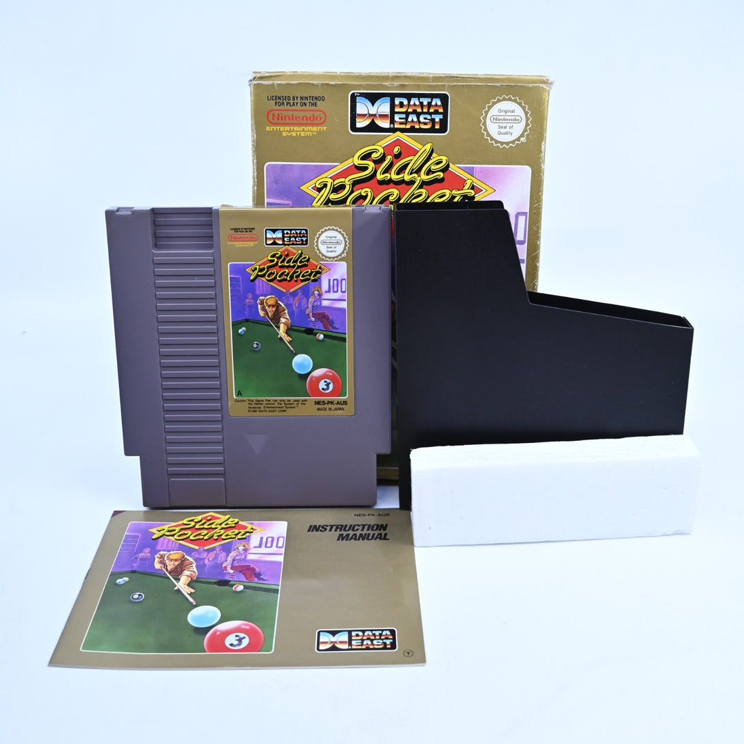 Side Pocket - Nintendo Entertainment System / NES Boxed Game - PAL - FREE POST!