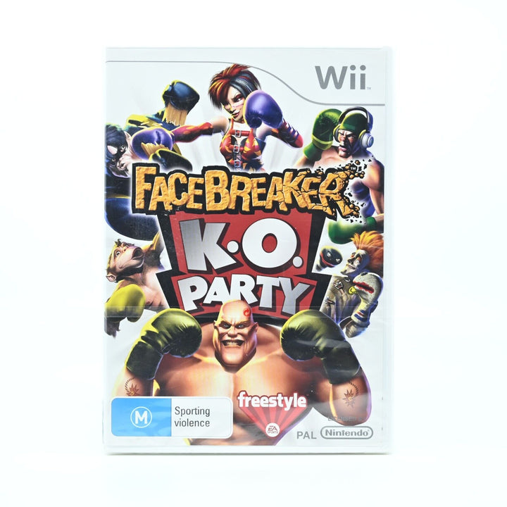 SEALED! Facebreaker: K.O. Party - Nintendo Wii Game - PAL - FREE POST!