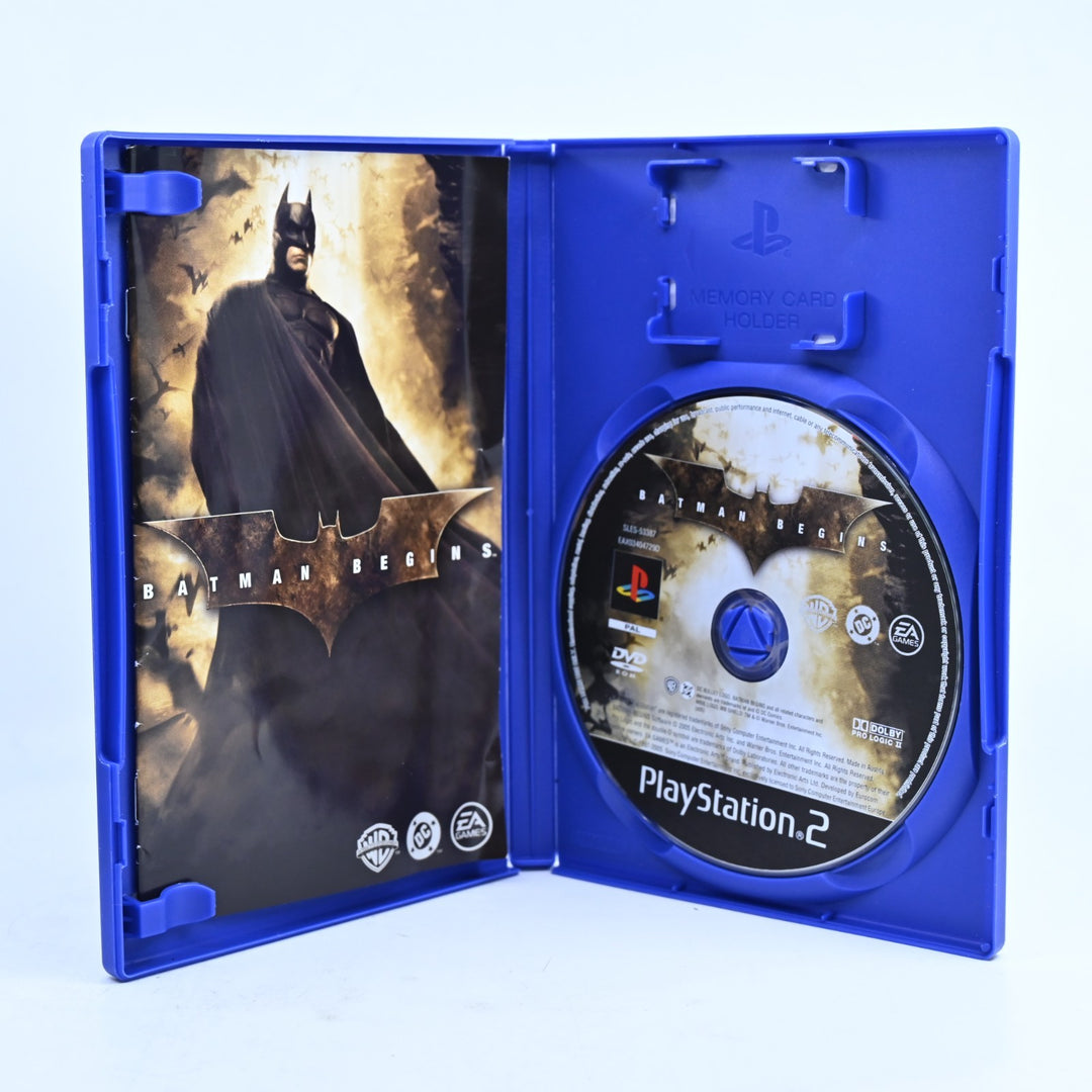 Batman Begins - Sony Playstation 2 / PS2 Game + Manual - PAL - MINT DISC!