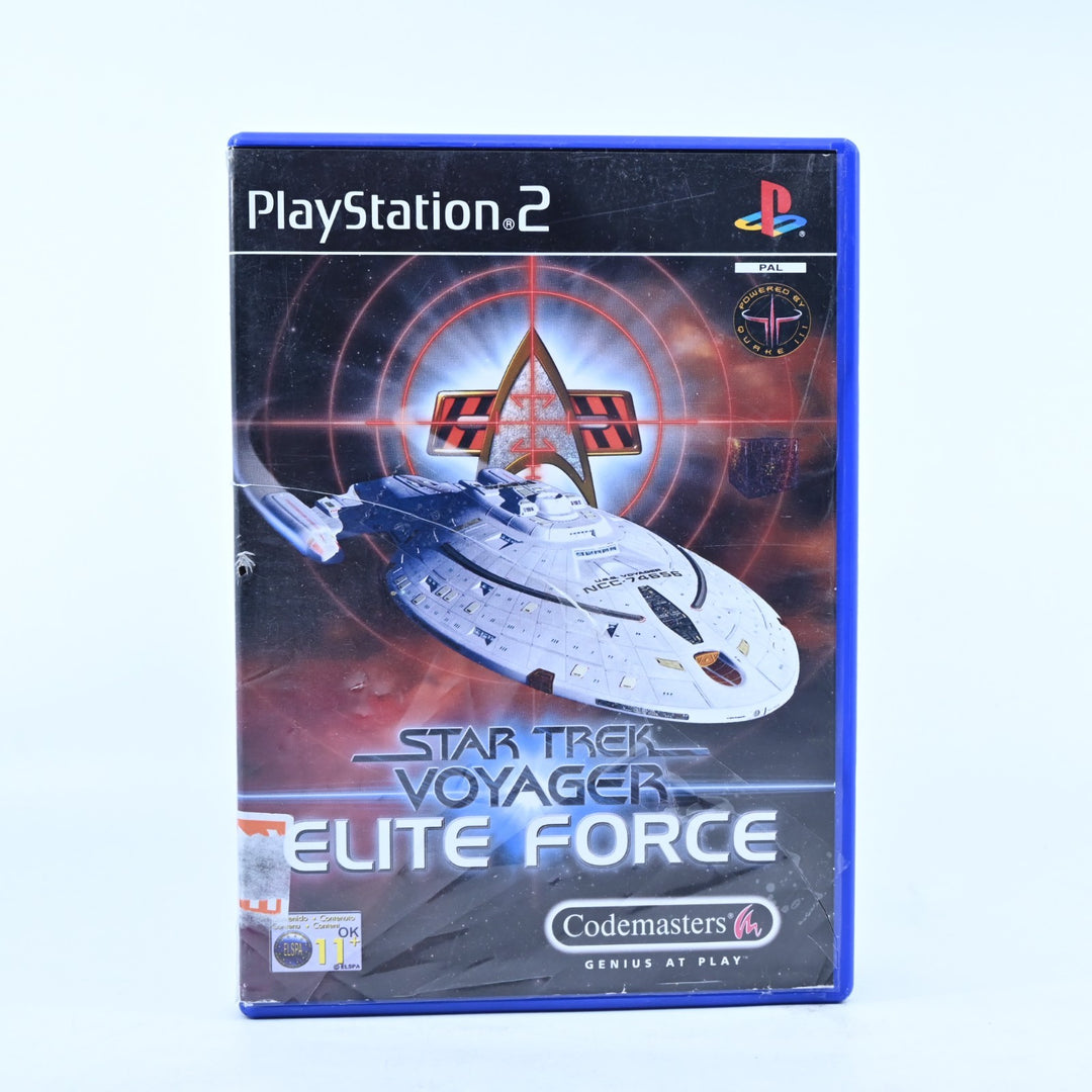 Star Trek Voyager: Elite Force - Sony Playstation 2 / PS2 Game + Manual - PAL
