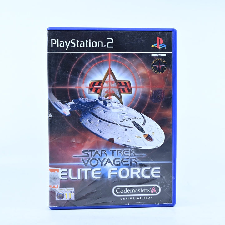Star Trek Voyager: Elite Force - Sony Playstation 2 / PS2 Game + Manual - PAL