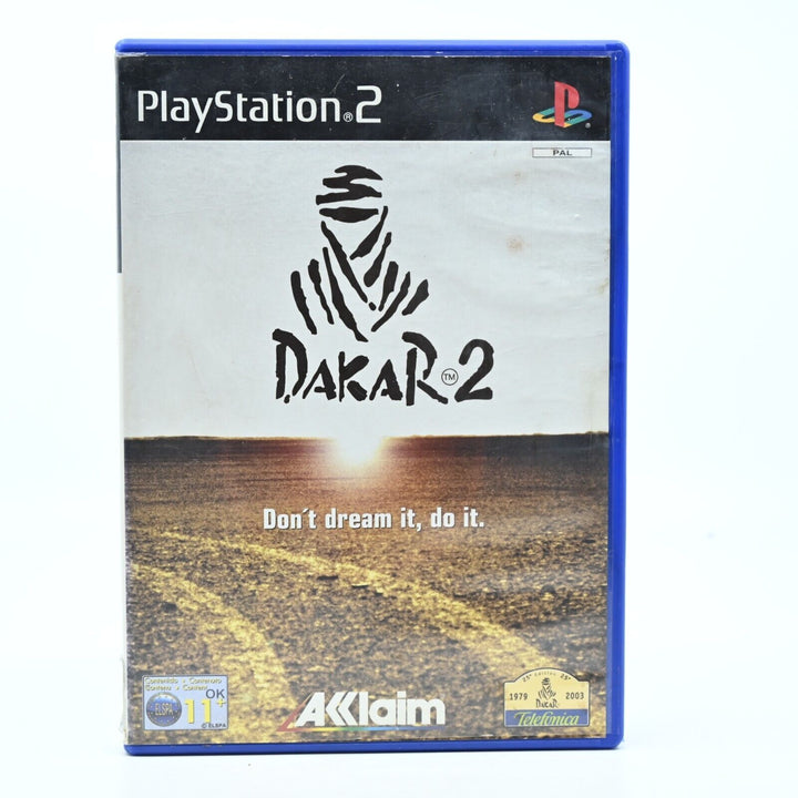 Dakar 2 - Sony Playstation 2 / PS2 Game + Manual - PAL - MINT DISC!