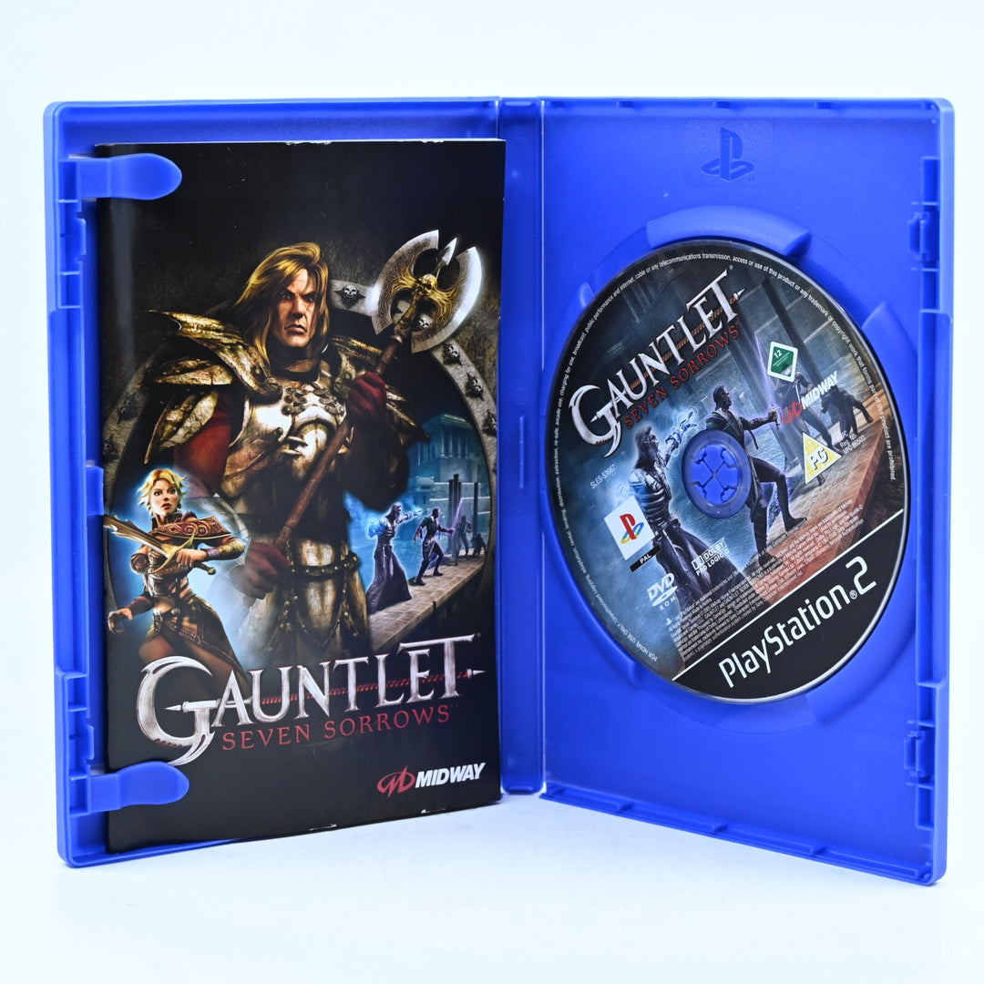 Gauntlet Seven Sorrows - Sony Playstation 2 / PS2 Game + Manual - PAL