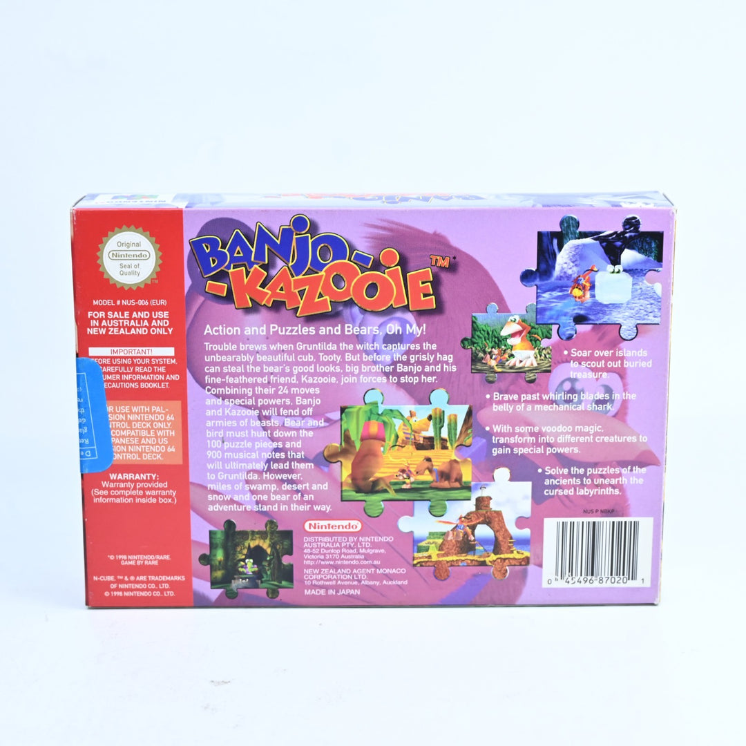Banjo-Kazooie - N64 / Nintendo 64 Boxed Game - PAL - FREE POST!