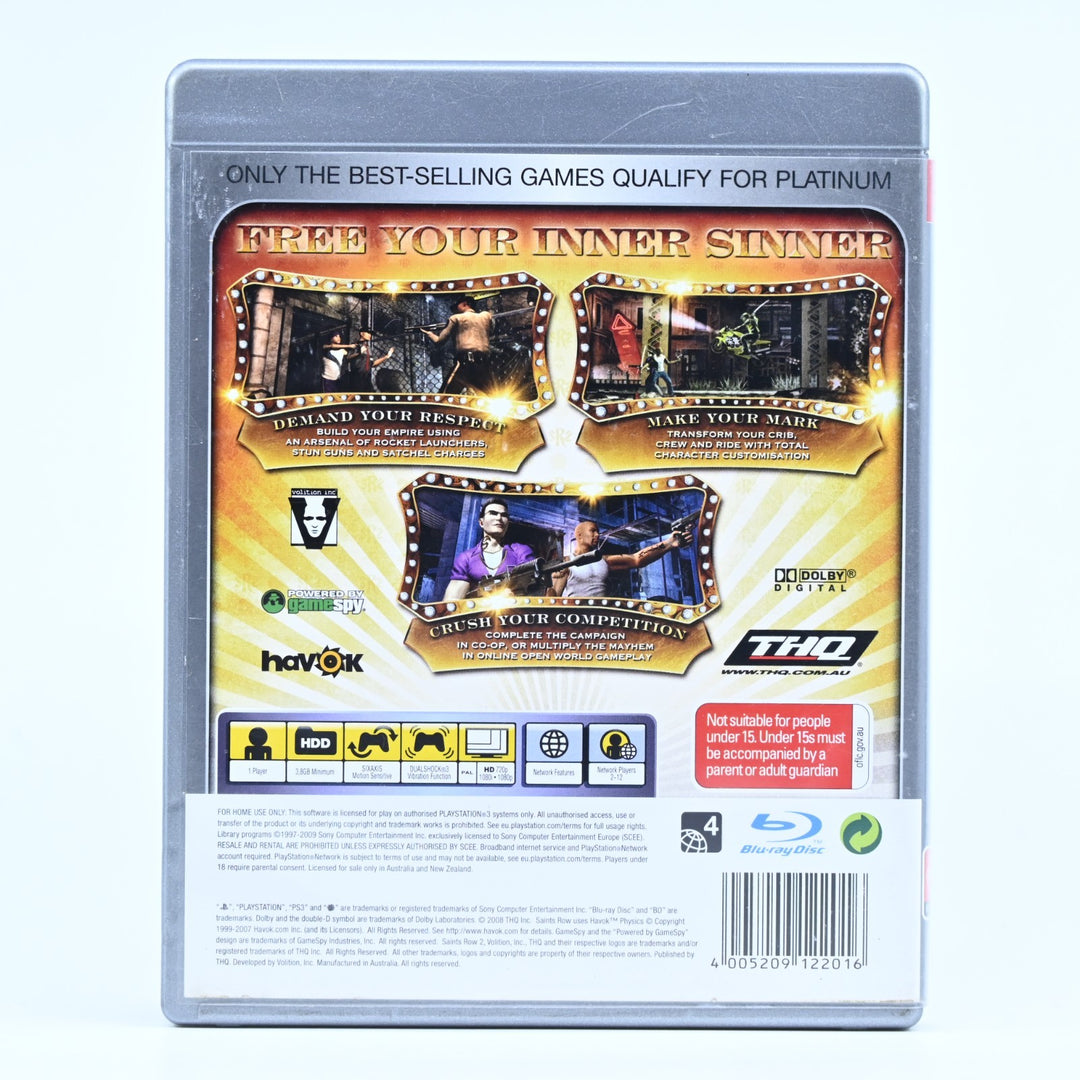 Saints Row 2 - Sony Playstation 3 / PS3 Game - FREE POST!