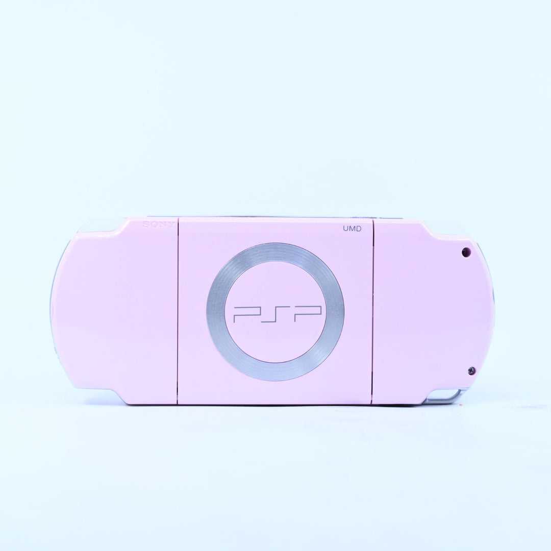 Pink Reshell &amp; Rebuilt - PSP Console - PSP-2002 - 2000 + NEW BATTERY