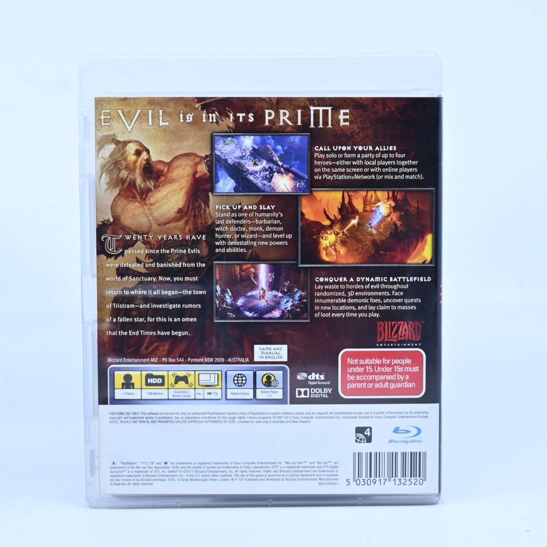 Diablo III 3 - Sony Playstation 3 / PS3 Game - PAL - FREE POST!