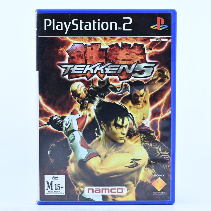 Tekken 5 - Sony Playstation 2 / PS2 Game + Manual - PAL - MINT DISC!