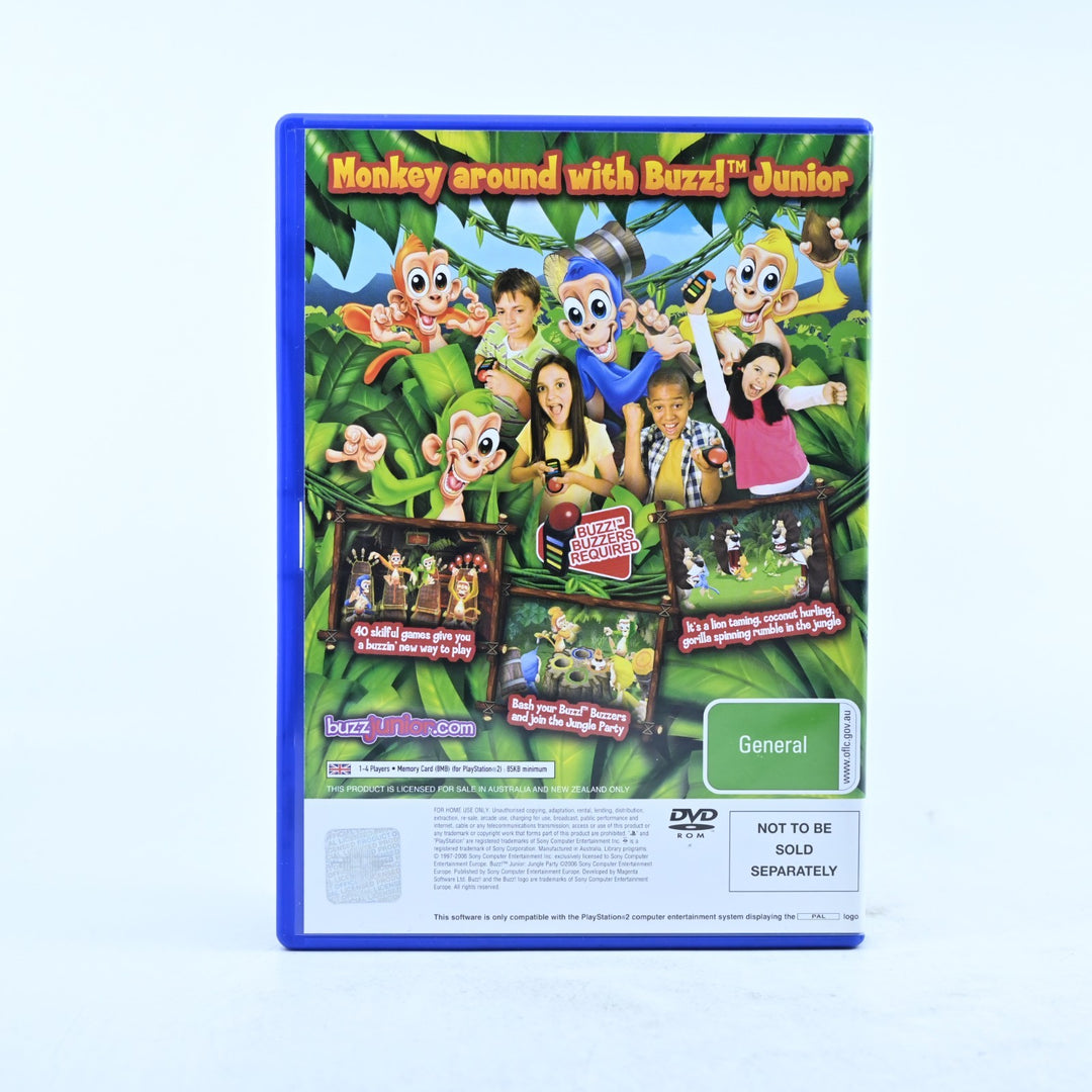 Buzz Junior Jungle Party - Sony Playstation 2 / PS2 Game + Manual - PAL
