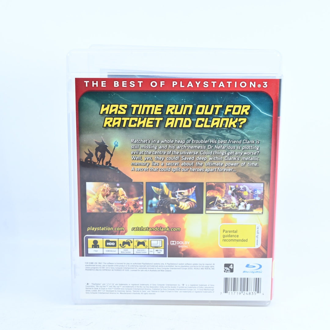 Ratchet & Clank: A Crack in Time - Sony Playstation 3 / PS3 Game - FREE POST!