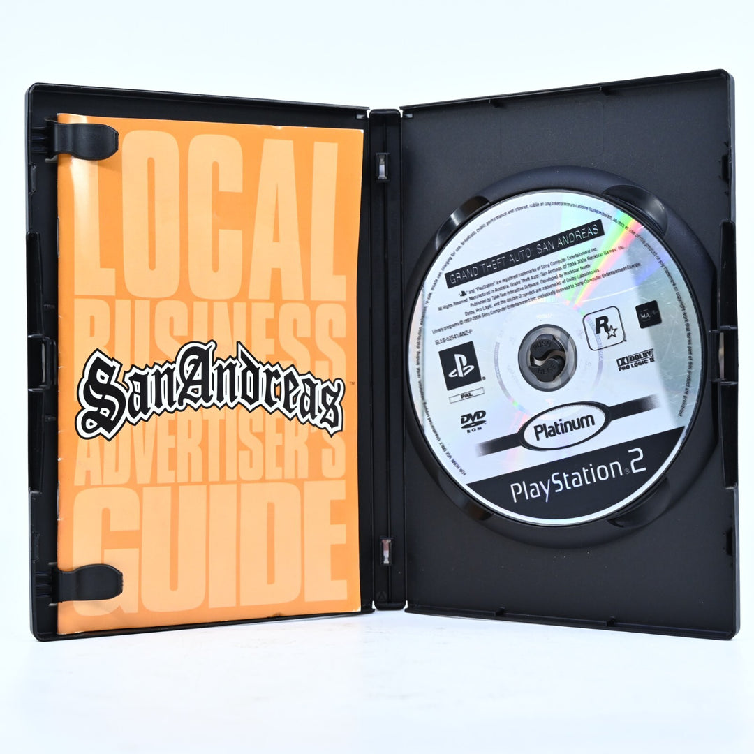 Grand Theft Auto: San Andreas - Sony Playstation 2 / PS2 Game + Manual - PAL
