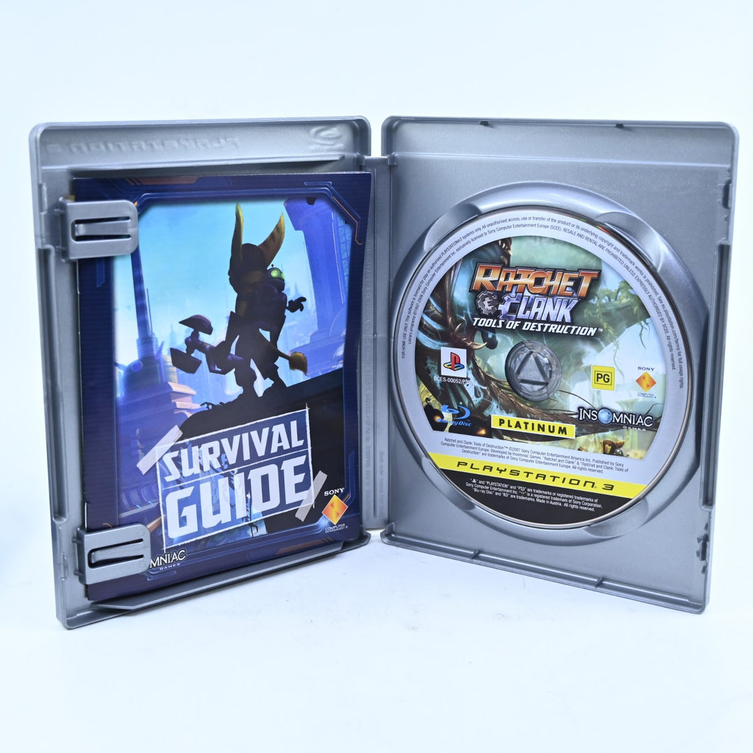 Ratchet & Clank: Tools of Destruction - Sony Playstation 3 / PS3 Game + Manual