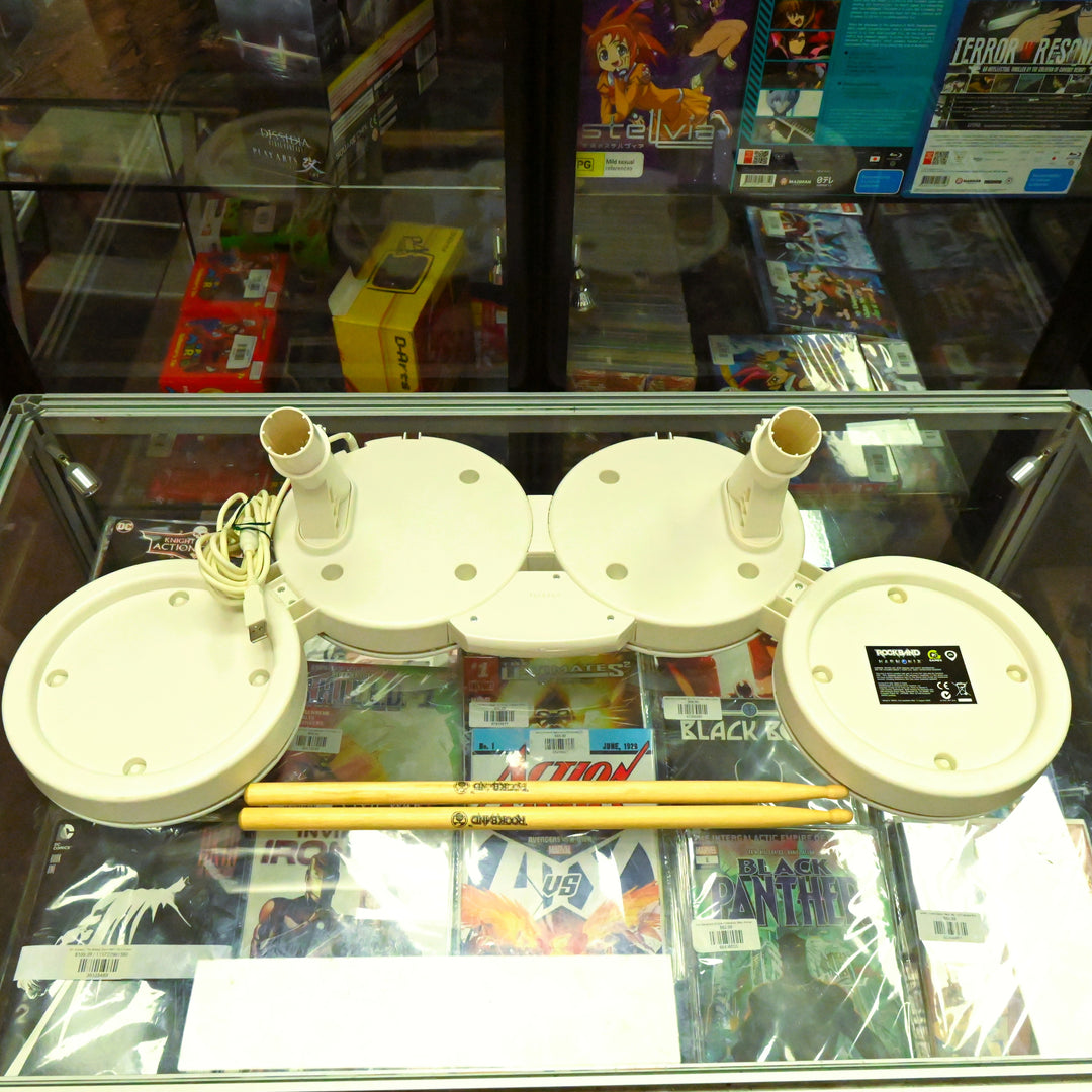 Band Kit for Rock Band Wii - 1 Guitar 1 Drums 1 Mic - Nintendo Wii Accessory